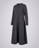 Chic Midi Dress with Stylish Side Slit