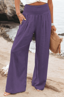 Chic Women’s Palazzo Pants in Stretch Fabric