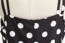 Retro Black Polka Dot Dress