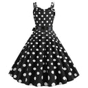 Retro Black Polka Dot Dress