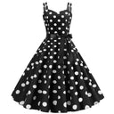 Retro Black Polka Dot Dress