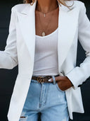 Chic One-Button Blazer for Everyday Style