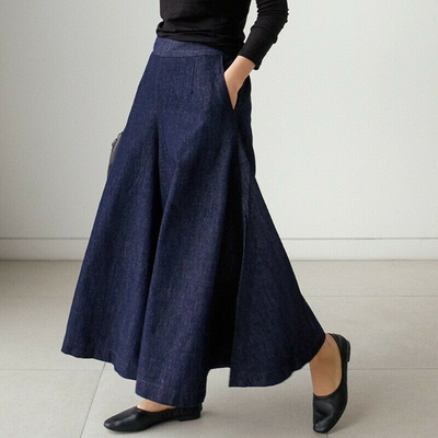 Women's Relaxed Fit Denim Trousers