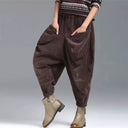 Cozy Winter Wide Sarouel Trousers