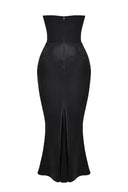 Victoria Noir | Chic Black Wedding Guest Dress