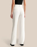 Chic High Waisted Wide Leg Trousers