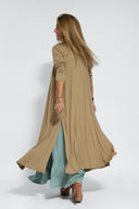 Sleek Dress and Vest Ensemble