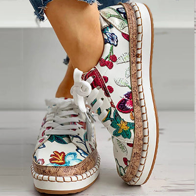 Chic Flower Orthopedic Footwear for Everyday Style
