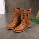 Orthopedic Ankle Boots with Side Zipper