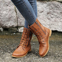 Orthopedic Ankle Boots with Side Zipper