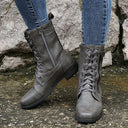 Orthopedic Ankle Boots with Side Zipper