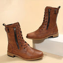 Orthopedic Ankle Boots with Side Zipper