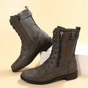 Orthopedic Ankle Boots with Side Zipper