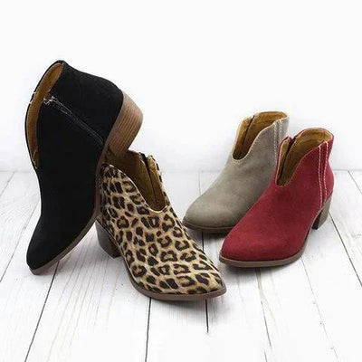 Orthopedic Chunky Ankle Boots for All-Day Wear