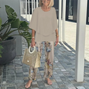 Chic Printed Lounge Set for Everyday Wear