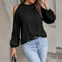 Chic Open Shoulder Blouse for Modern Style