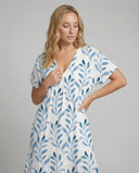 Floral Print Short Sleeve Summer Dress
