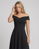 Chic Off-Shoulder Long Catwalk Evening Dress