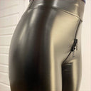 Chic Matte Pants with Zipper Detail