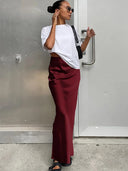 Chic Satin Midi Skirts for Every Occasion