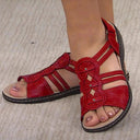 Chic Ergonomic Sandals with Footrest Design