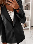 Chic One-Button Blazer for Everyday Style