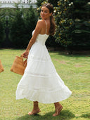 Chic Spaghetti Strap Summer Beach Dress