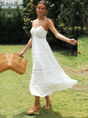 Chic Spaghetti Strap Summer Beach Dress