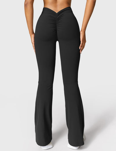 Chic V-Neck Flared Leggings Collection