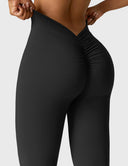Chic V-Neck Flared Leggings Collection
