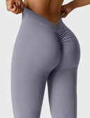 Chic V-Neck Flared Leggings Collection
