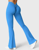 Chic V-Neck Flared Leggings Collection