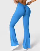 Chic V-Neck Flared Leggings Collection