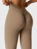 Chic V-Neck Flared Leggings Collection