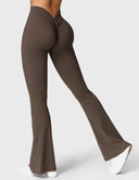 Chic V-Neck Flared Leggings Collection