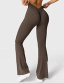 Chic V-Neck Flared Leggings Collection