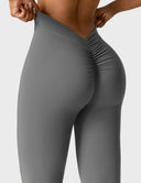 Chic V-Neck Flared Leggings Collection