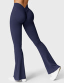 Chic V-Neck Flared Leggings Collection