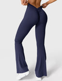 Chic V-Neck Flared Leggings Collection