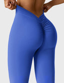 Chic V-Neck Flared Leggings Collection