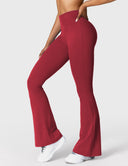 Chic V-Neck Flared Leggings Collection