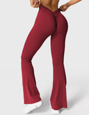 Chic V-Neck Flared Leggings Collection