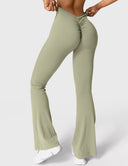 Chic V-Neck Flared Leggings Collection
