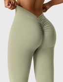 Chic V-Neck Flared Leggings Collection