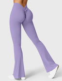Chic V-Neck Flared Leggings Collection