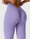 Chic V-Neck Flared Leggings Collection