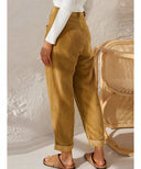 Chic Straight Corduroy Trousers for Everyday Wear